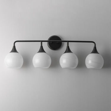 Maxim Lighting Neve 4-Light Bath Vanity Black