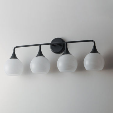 Maxim Lighting Neve 4-Light Bath Vanity Black