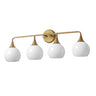 Maxim Lighting Neve 4-Light Bath Vanity Natural Aged Brass