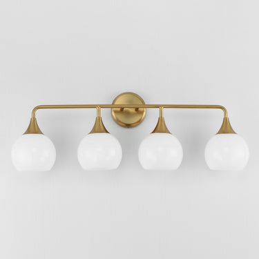 Maxim Lighting Neve 4-Light Bath Vanity Natural Aged Brass