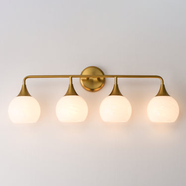 Maxim Lighting Neve 4-Light Bath Vanity Natural Aged Brass