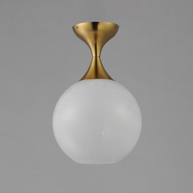 Maxim Lighting Neve Flush Mount Natural Aged Brass
