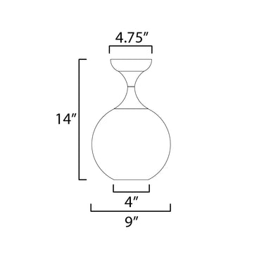 Maxim Lighting Neve Flush Mount Polished Chrome