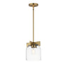 Maxim Lighting Scoop Pendant/Flush Mount Natural Aged Brass