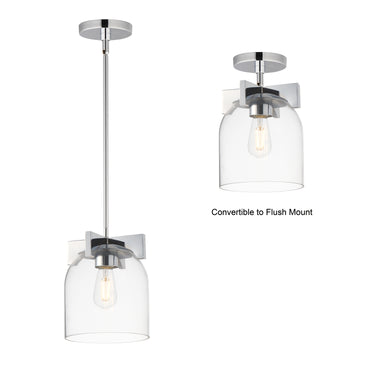 Maxim Lighting Scoop Pendant/Flush Mount Polished Chrome