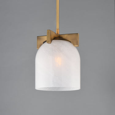 Maxim Lighting Scoop Pendant/Flush Mount Natural Aged Brass