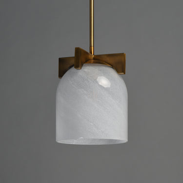 Maxim Lighting Scoop Pendant/Flush Mount Natural Aged Brass
