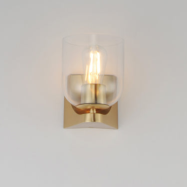 Maxim Lighting Scoop Bath Vanity Natural Aged Brass
