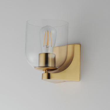 Maxim Lighting Scoop Bath Vanity Natural Aged Brass