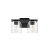 Maxim Lighting Scoop 2-Light Bath Vanity Black