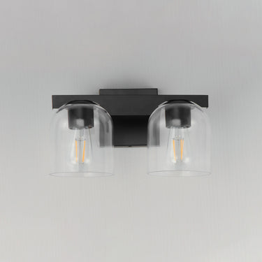 Maxim Lighting Scoop 2-Light Bath Vanity Black