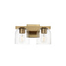 Maxim Lighting Scoop 2-Light Bath Vanity Natural Aged Brass