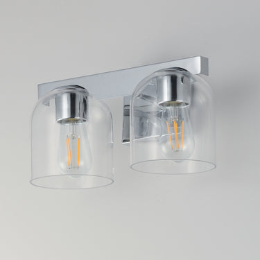 Maxim Lighting Scoop 2-Light Bath Vanity Polished Chrome