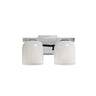 Maxim Lighting Scoop 2-Light Bath Vanity Polished Chrome