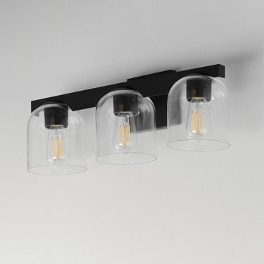 Maxim Lighting Scoop 3-Light Bath Vanity Black
