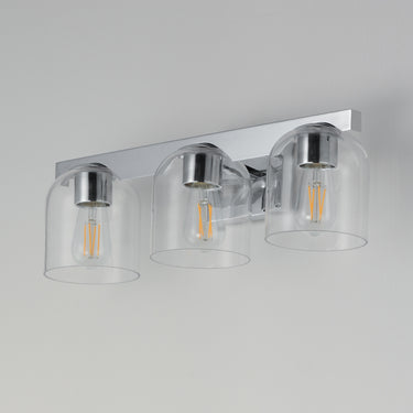 Maxim Lighting Scoop 3-Light Bath Vanity Polished Chrome