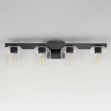 Maxim Lighting Scoop 4-Light Bath Vanity Black
