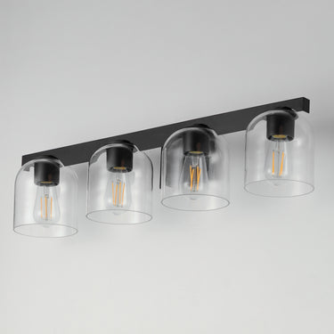 Maxim Lighting Scoop 4-Light Bath Vanity Black