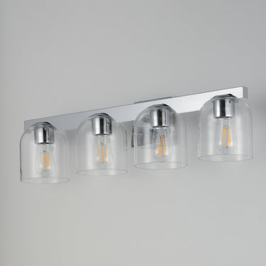 Maxim Lighting Scoop 4-Light Bath Vanity Polished Chrome