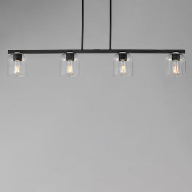 Maxim Lighting Scoop 4-Light Linear Pendant Black