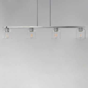 Maxim Lighting Scoop 4-Light Linear Pendant Polished Chrome