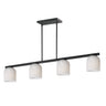 Maxim Lighting Scoop 4-Light Linear Pendant Black