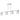 Maxim Lighting Scoop 4-Light Linear Pendant Polished Chrome
