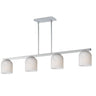 Maxim Lighting Scoop 4-Light Linear Pendant Polished Chrome