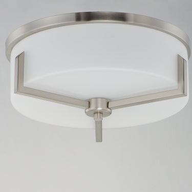 Maxim Lighting Dart 3-Light Flush Mount Satin Nickel