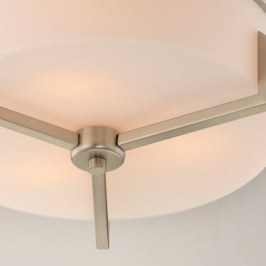 Maxim Lighting Dart 3-Light Flush Mount Satin Nickel