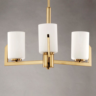 Maxim Lighting Dart 3-Light Chandelier Satin Brass