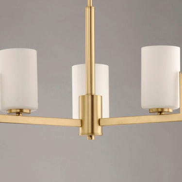 Maxim Lighting Dart 3-Light Chandelier Satin Brass