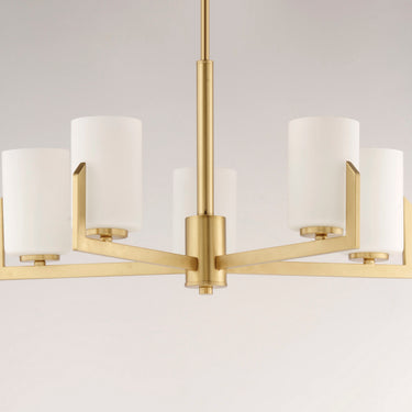 Maxim Lighting Dart 5-Light Chandelier Satin Brass