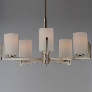 Maxim Lighting Dart 5-Light Chandelier Satin Nickel