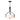 Maxim Lighting Dart 3-Light Pendant Black