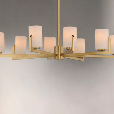 Maxim Lighting Dart 8-Light Chandelier Satin Brass