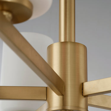 Maxim Lighting Dart 8-Light Chandelier Satin Brass