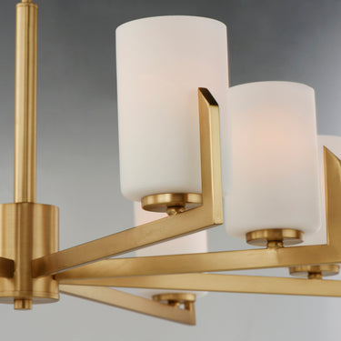 Maxim Lighting Dart 8-Light Chandelier Satin Brass