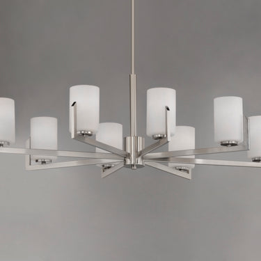 Maxim Lighting Dart 8-Light Chandelier Satin Nickel
