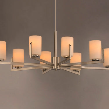 Maxim Lighting Dart 8-Light Chandelier Satin Nickel