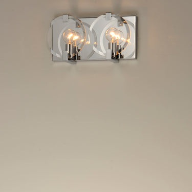 Maxim Lighting Looking Glass 2-Light Wall Sconce Polished Chrome