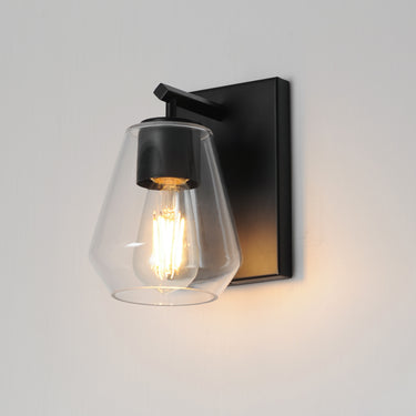 Maxim Lighting Geode Sconce Black