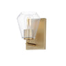 Maxim Lighting Geode Sconce Natural Aged Brass