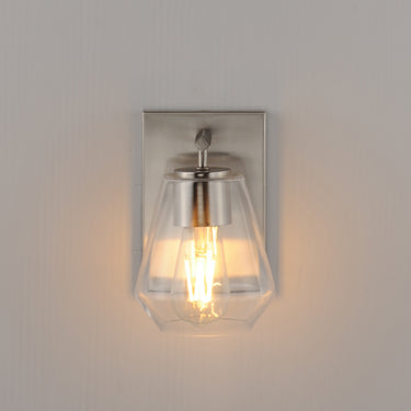 Maxim Lighting Geode Sconce Satin Nickel