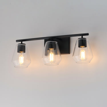 Maxim Lighting Geode 3-Light Bath Vanity Black