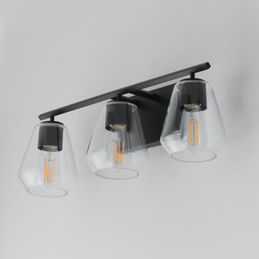 Maxim Lighting Geode 3-Light Bath Vanity Black