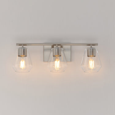 Maxim Lighting Geode 3-Light Bath Vanity Satin Nickel