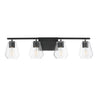 Maxim Lighting Geode 4-Light Bath Vanity Black
