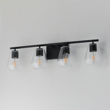 Maxim Lighting Geode 4-Light Bath Vanity Black
