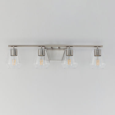 Maxim Lighting Geode 4-Light Bath Vanity Satin Nickel